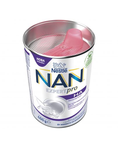 Мляко за кърмачета на прах Nestle Nan H.A., с хидролизиран протеин, опаковка 400g - 5